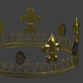 王子皇冠3d模型