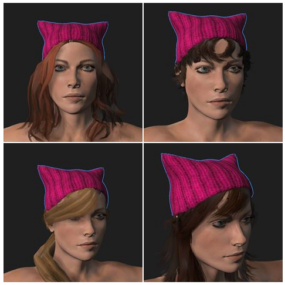 Women Hat 3d model
