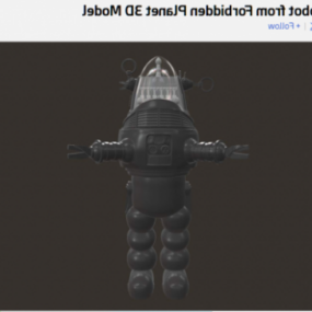 戦闘ロボットの3Dモデル