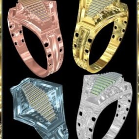 Ring Collection 3d-model