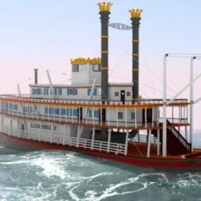 3д модель корабля путешественника Сент-Луис