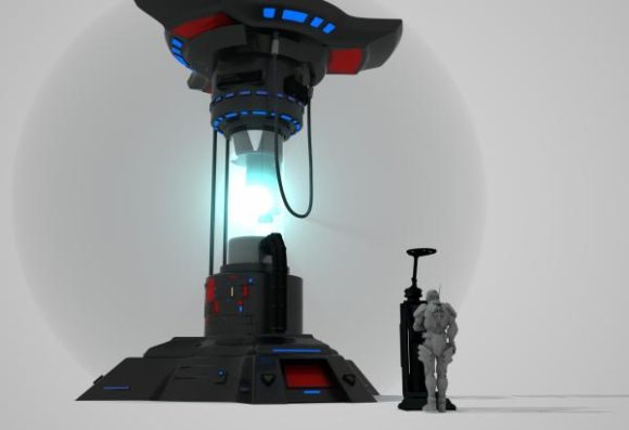 Máquina de ficção científica Chrystal Power
