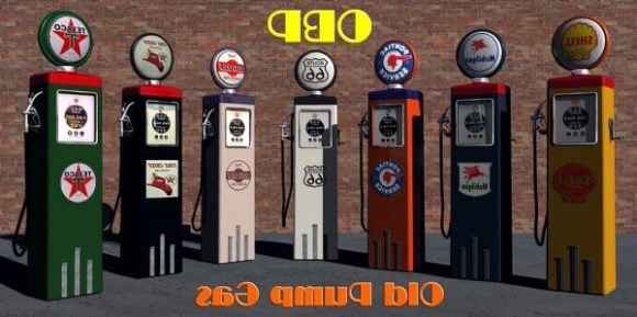 Seven Pump Gas Station