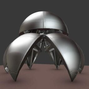 Sphere Bot Scifi Robot 3D-malli