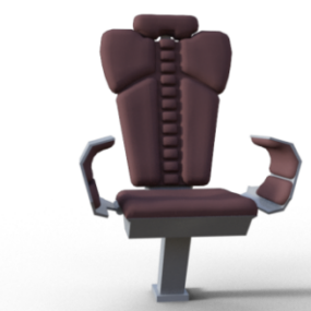 Model 3D krzesła korporacyjnego Star Trek