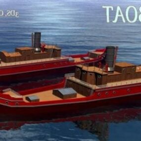 Steamboat 3D-Modell
