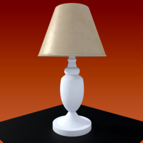 Elegant vintage bordslampa 3d-modell