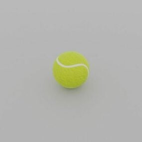 Modello 3d della pallina da tennis sportiva