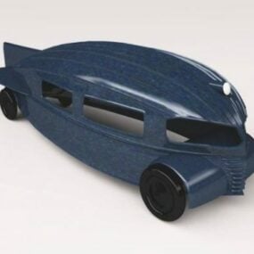 نموذج سيارة توربيدو دييكاست ثلاثية الأبعاد