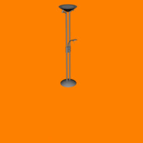 Hangende plafondlamp met drie spotlights 3D-model