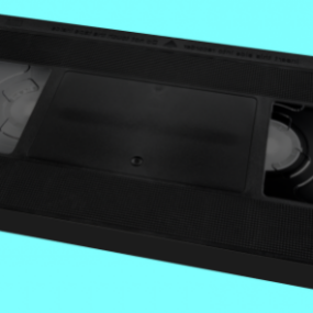 Vintage VHS-cassette 3D-model