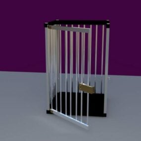 Glass Table Two Layers 3d model