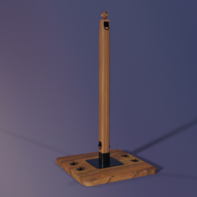Whipping Post 3d-modell