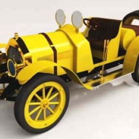 3d модель старовинного автомобіля Willis