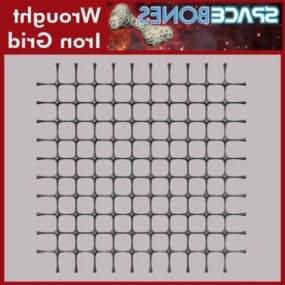 Wrought Iron Grid 3d model