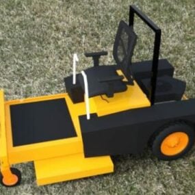 Zero Turn Mower Vehicle 3D-malli
