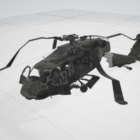Crashed Black Hawk Helicopter