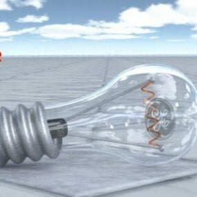 Realistic Light Bulb 3d model