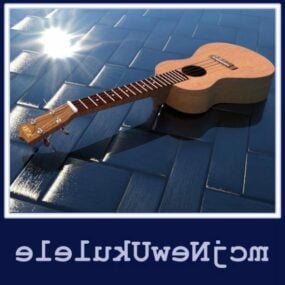 Lute Music Instrument 3d model