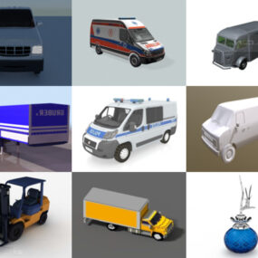 10 лучших 3D-моделей фургонов для рендеринга последних 2022 года