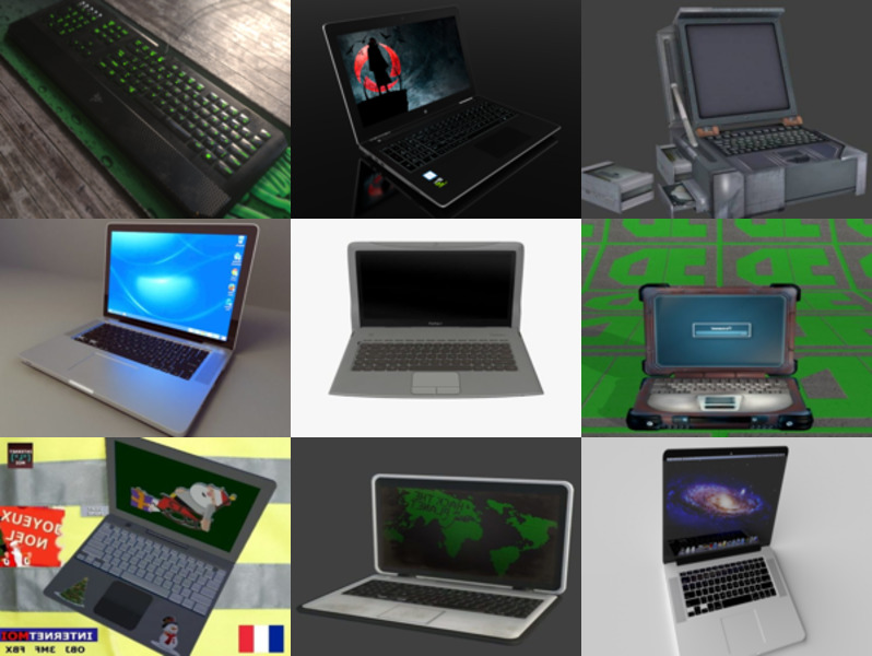 Top 10 Obj Laptop-3D-Modelle zum Rendern, neuste Version 2022