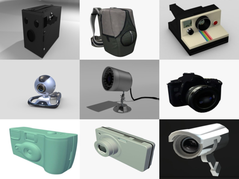 Top 11 Obj Kamera 3D-modeller Senaste 2022