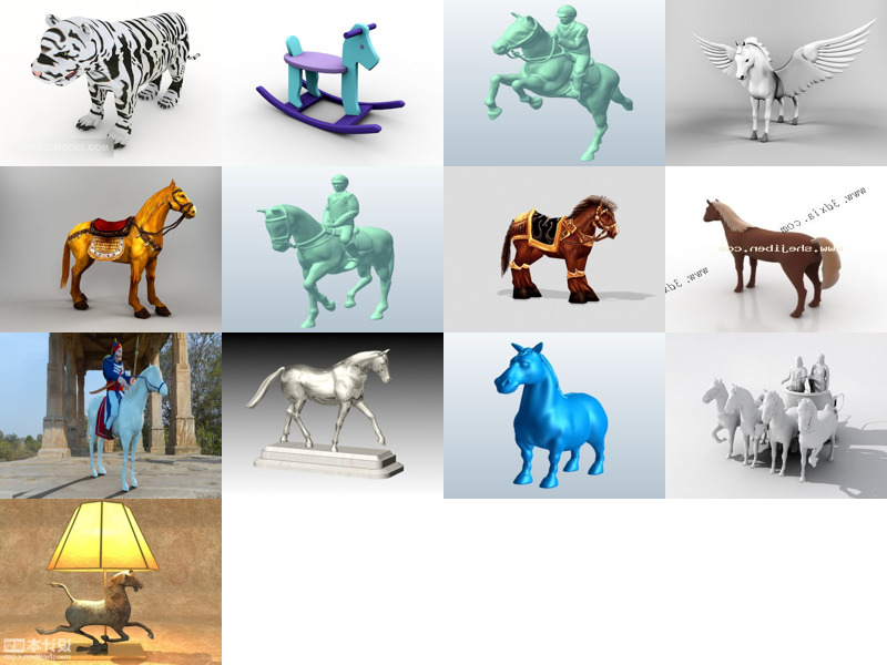 Top 13 Horse 3D Models Resources Newest 2022