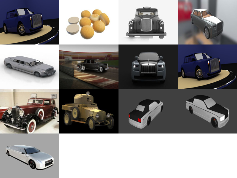 13 самых последних 3D-моделей автомобилей Rolls Royce 2022 года