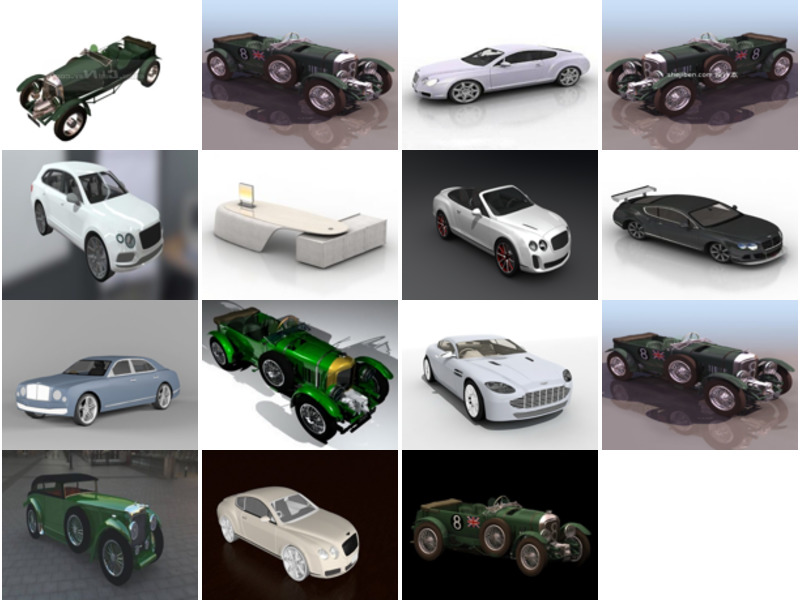 Top 16 Bentley Car 3D Models Most Recent 2022