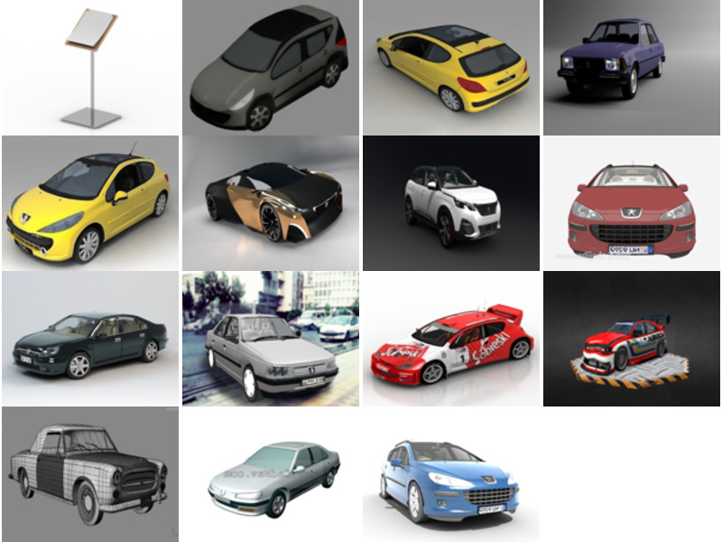Top 16 Peugeot 3D Models Stuff Most Recent 2022