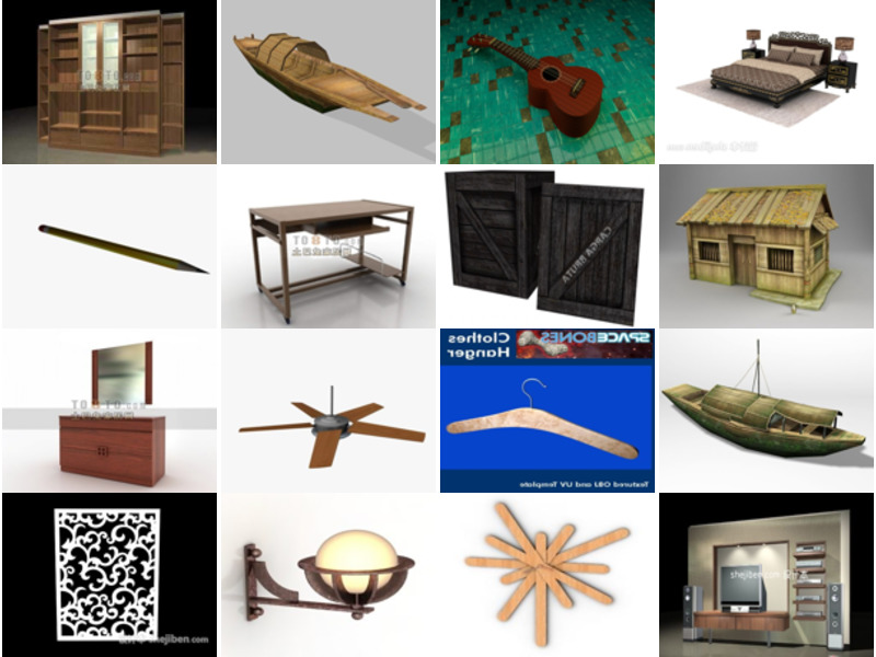 Los 19 mejores modelos 3D de madera para diseño Último 2022
