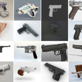 19 nejoblíbenějších 3D modelů pistolí roku 2022