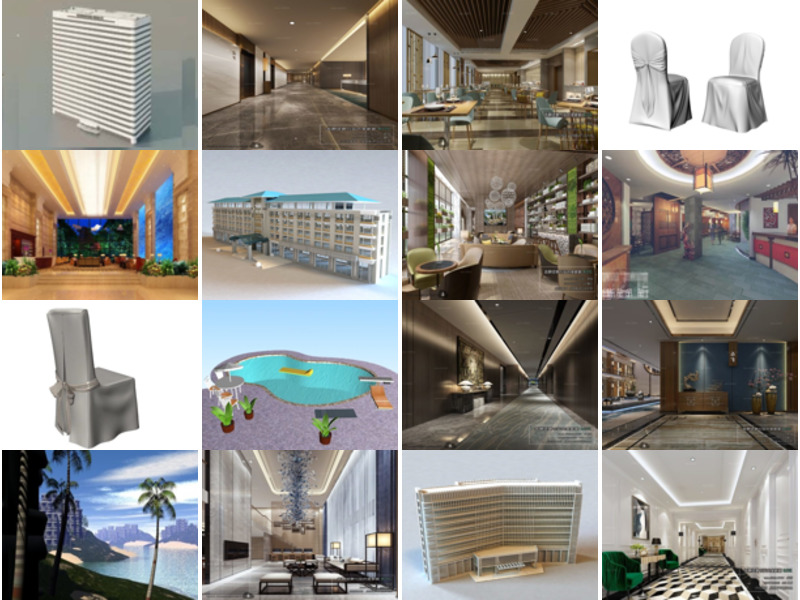 Top 20 kostenlose 3D-Modelle für Hotels, meistgesehen 2022