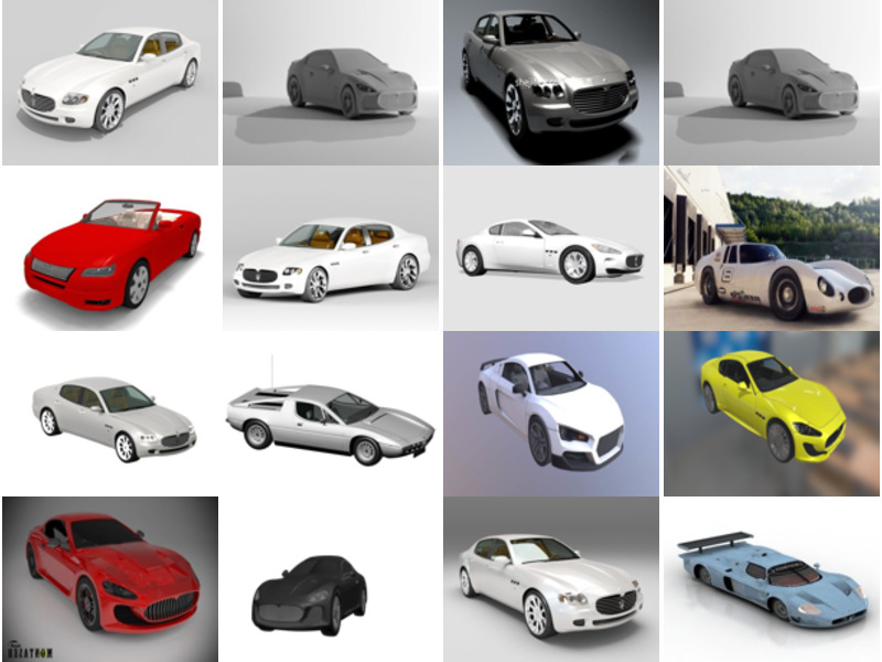 Top 20 nejnovějších 3D modelů automobilů Maserati za rok 2022