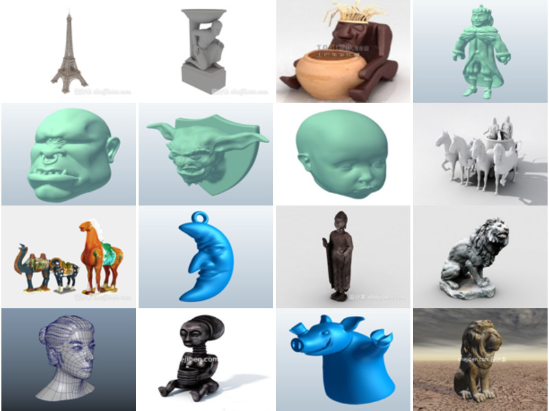 I 20 migliori modelli 3D di sculture gratuitamente Ultimi 2022