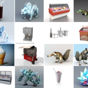 Top 20 nejoblíbenějších ledových 3D modelů roku 2022