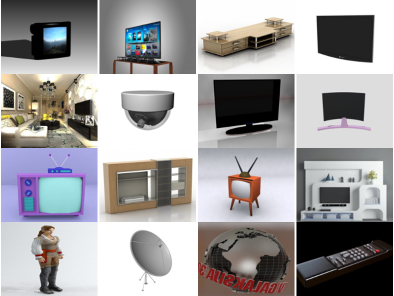 21 лучшая телевизионная 3D-модель бесплатно, самая просматриваемая 2022