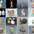 21년 가장 많이 본 토끼 3D 모델 상위 2022개