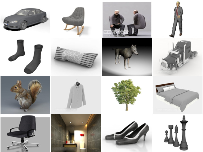 De 22 mest populära grå 3D-modellerna 2022