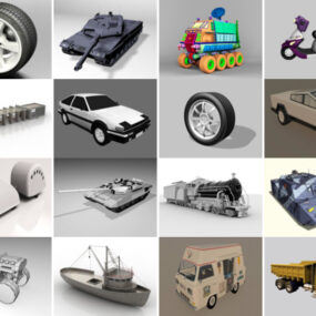 Top 22 3D-modellen van voertuigen voor weergave van de meest recente 2022