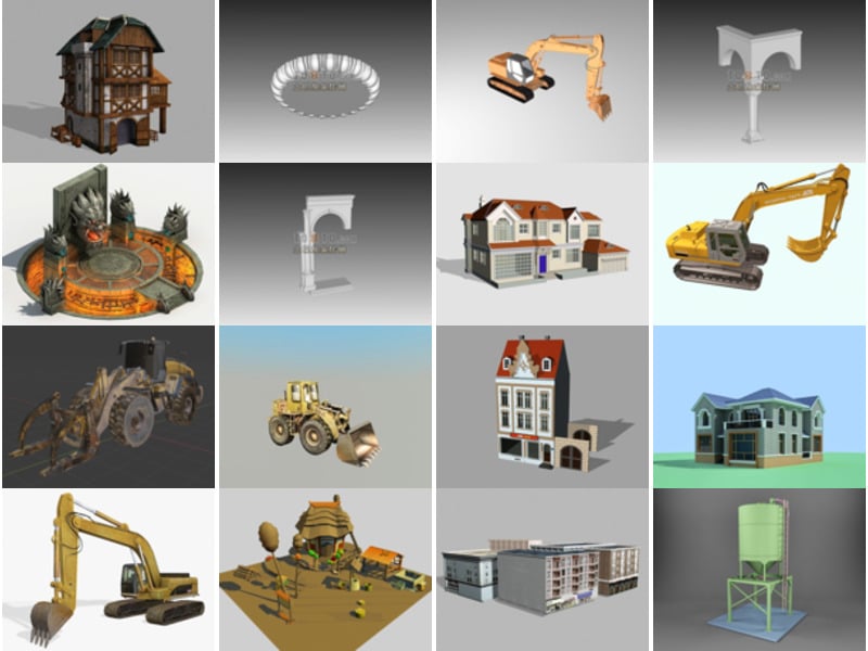 Top 23 des ressources de modèles 3D de construction les plus récentes 2022