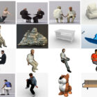 Topp 23 sittande 3D-modeller för design senast 2022