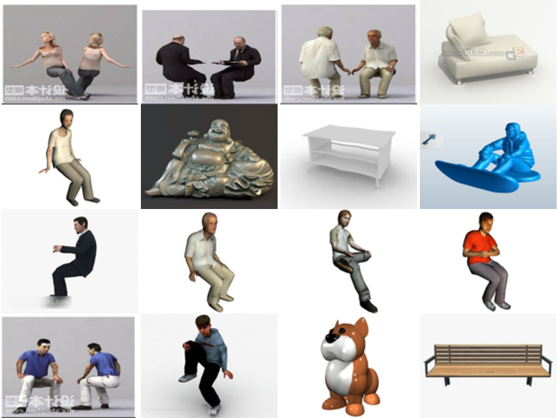Top 23 des modèles 3D assis pour la conception Dernières 2022