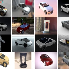 23 nejnovějších 3D modelů Tesly za rok 2022