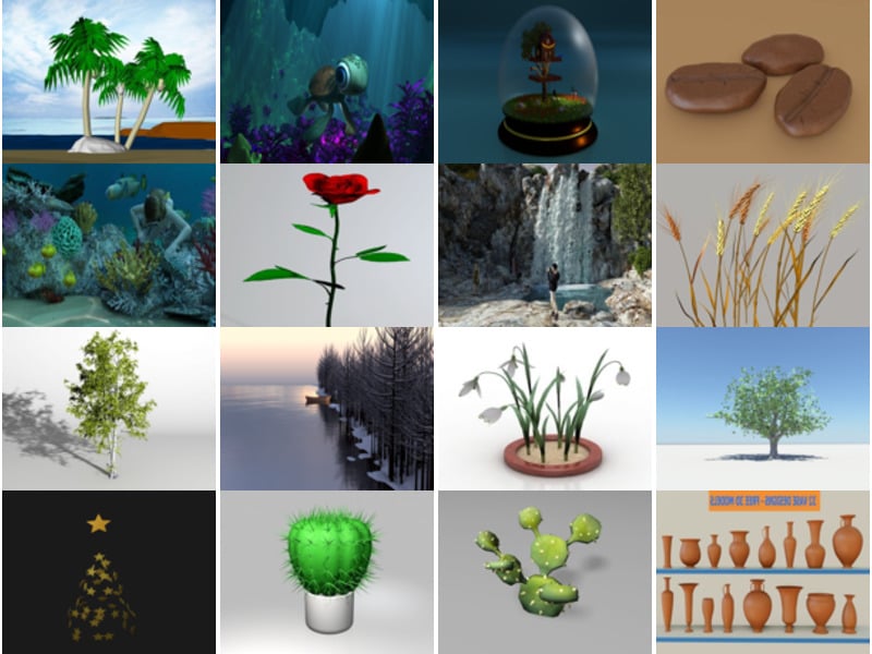Top 23 des modèles 3D d'arbres les plus récents 2022