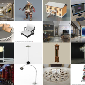 24 лучших напольных 3D-модели, самые просматриваемые в 2022 году
