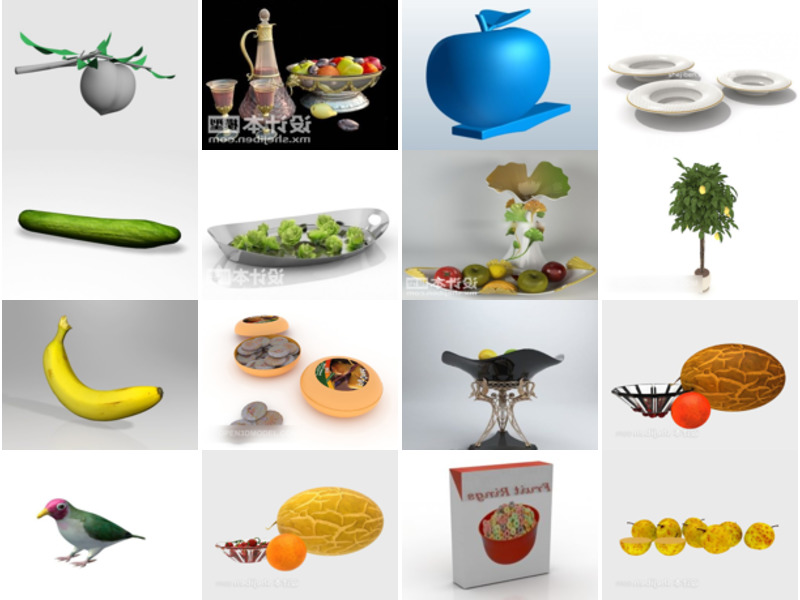 Top 24 Fruit 3D Models Most Recent 2022