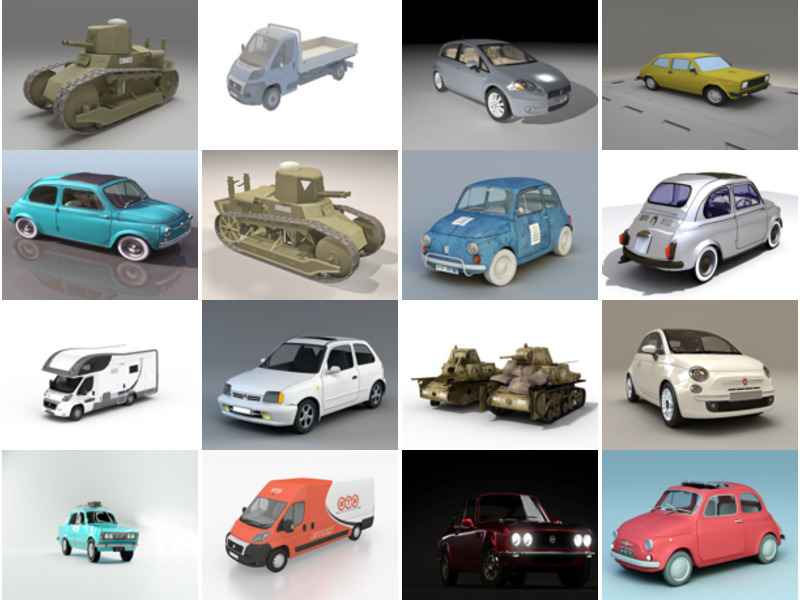 Top 25 Fiat 3D Models Newest 2022