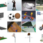 Top 25 basketbal 3D-modellen die het meest worden bekeken in 2022