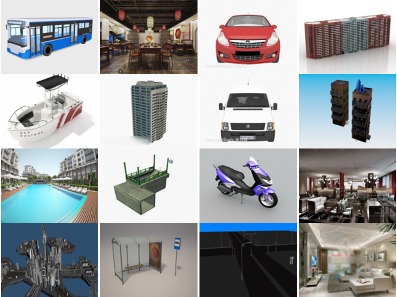 Top 27 Ciudad Modelos 3D Último 2022